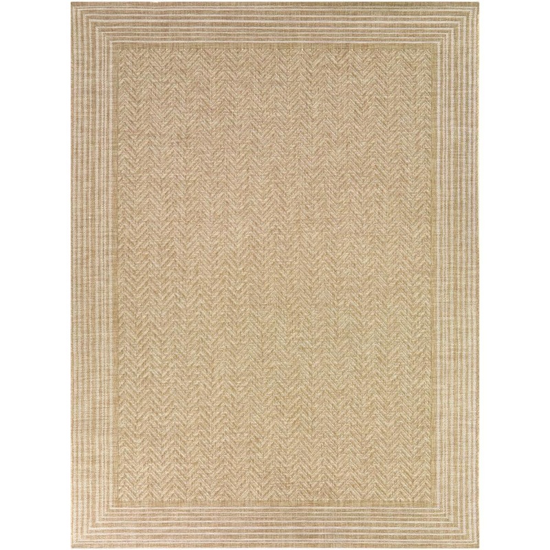 BALTA Alois Tan 8 ft. x 10 ft. Chevron Indoor/Outdoor Area Rug 3126433