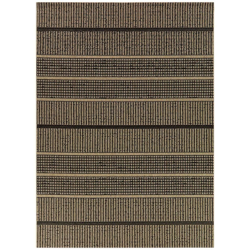 BALTA Christoph Brown 5 ft. 3 in. x 7 ft. Stripe Indoor/Outdoor Area Rug 3102080