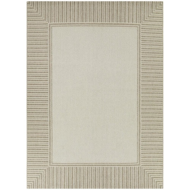 BALTA Frans Cream 8 ft. x 10 ft. Solid Indoor/Outdoor Area Rug 3116367