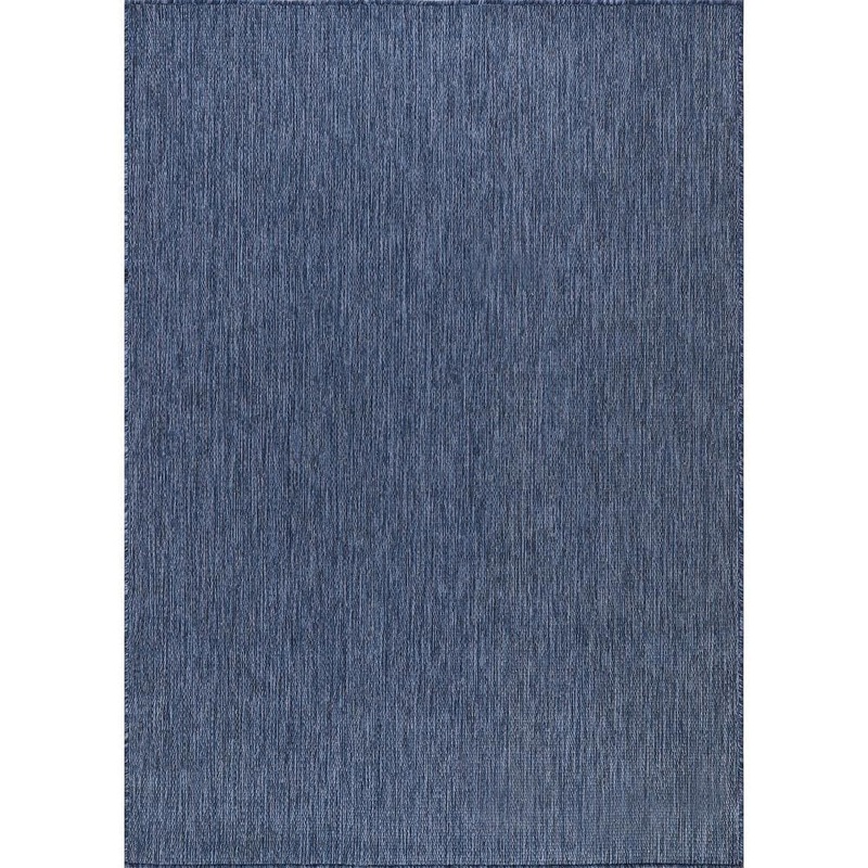 CAMILSON Sunshine Solid Azure 10 ft. x 14 ft. Indoor Outdoor Area Rug CM-OUT60127-AZR-10×14