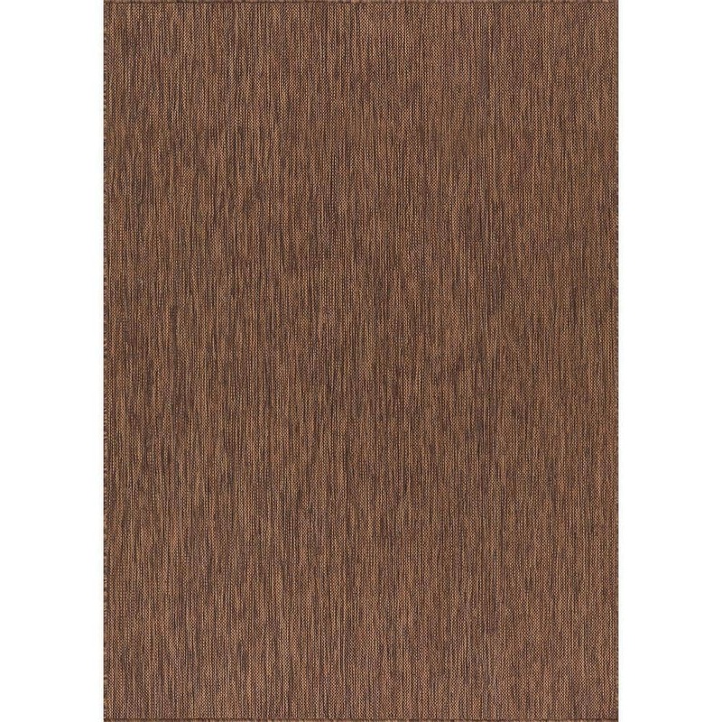 CAMILSON Sunshine Solid Gold 5 ft. x 7 ft. Indoor Outdoor Area Rug CM-OUT60110-GOLD-5×7