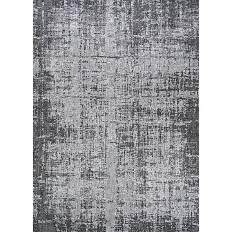 Couristan Charm Tiverton Anthracite-Light Gray 7 ft. x 10 ft. Indoor/Outdoor Area Rug 25592009064096T