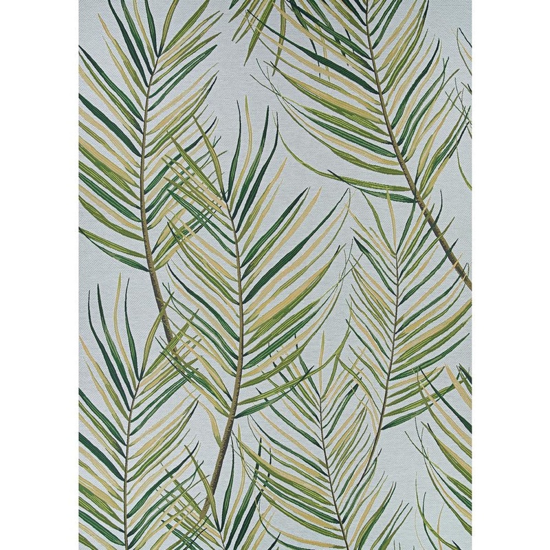 Couristan Dolce Bamboo Forest Frost 4 ft. x 6 ft. Indoor/Outdoor Area Rug 75080020040510T