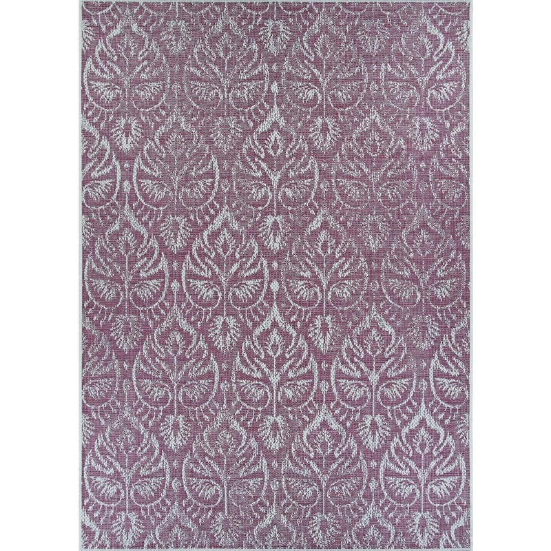Couristan Marseille Cassis Plum 8 ft. x 11 ft. Indoor/Outdoor Area Rug 24283281076109T