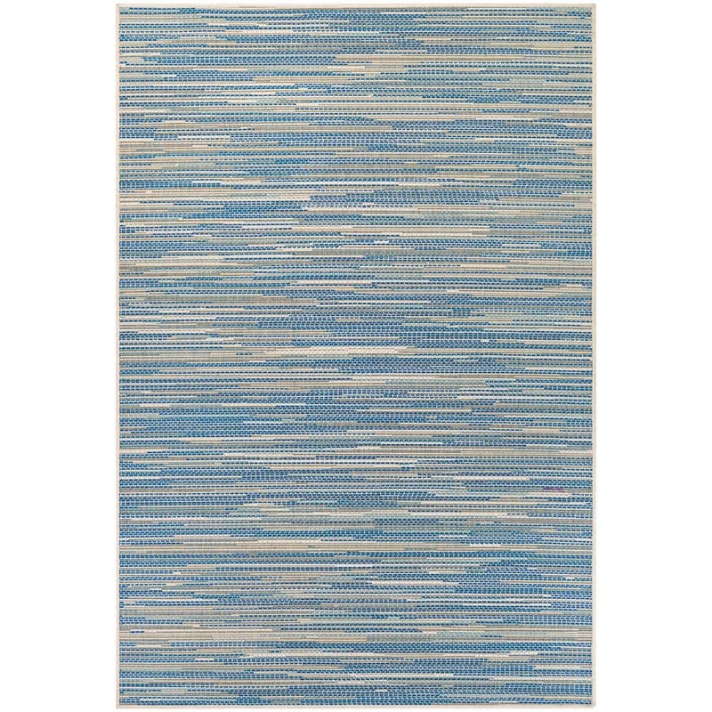 Couristan Monaco Alassio Sand-Azure-Turquoise 2 ft. x 4 ft. Indoor/Outdoor Area Rug 78471012020037T