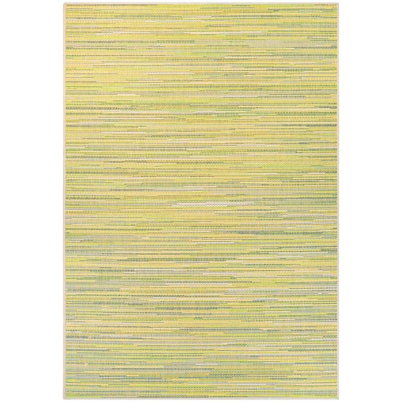Couristan Monaco Alassio Sand-Sea Mist-Lemon 6 ft. x 9 ft. Indoor/Outdoor Area Rug 78471023510092T