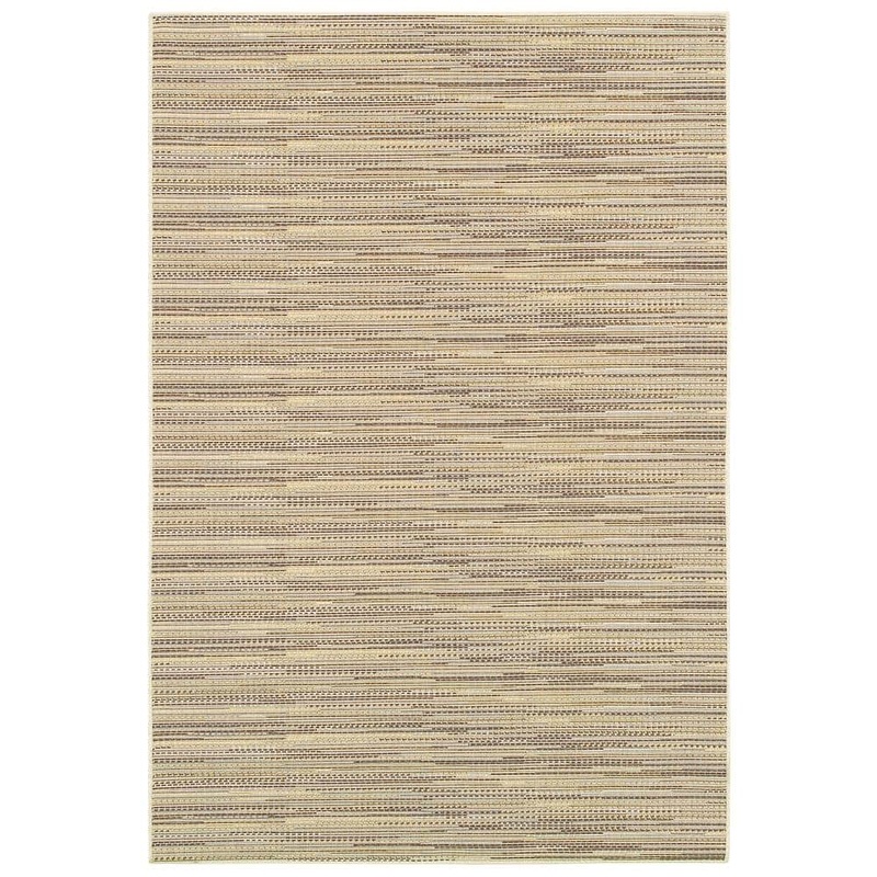 Couristan Monaco Larvotto Sand-Multi 9 ft. x 13 ft. Indoor/Outdoor Area Rug 24711016086130T