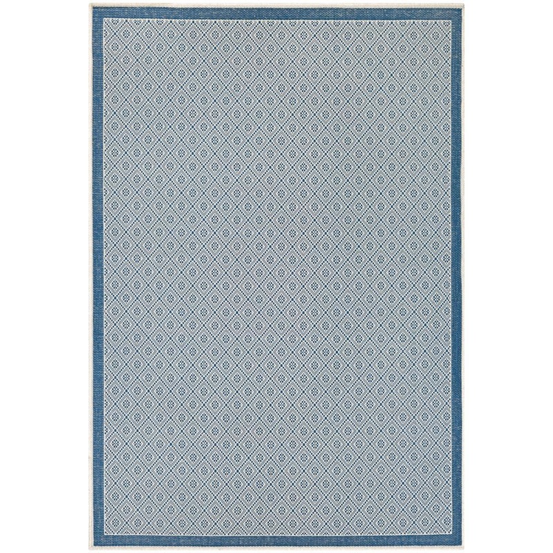 Couristan Monaco Sea Pier Sand-Azure 9 ft. x 13 ft. Indoor/Outdoor Area Rug 79491235086130T
