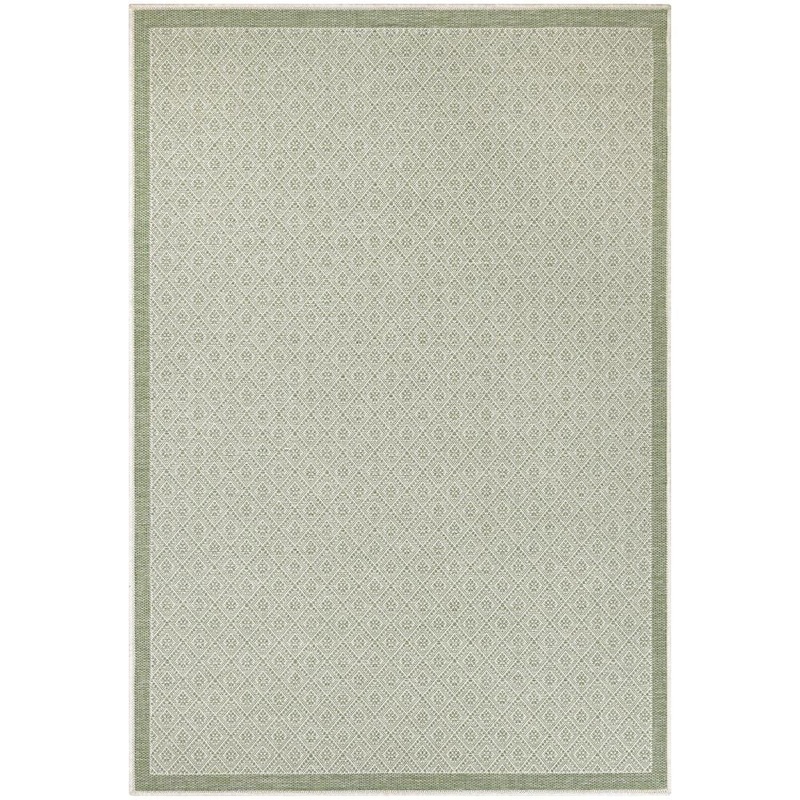 Couristan Monaco Sea Pier Sand-Sea Mist 2 ft. x 4 ft. Indoor/Outdoor Area Rug 79491394020037T