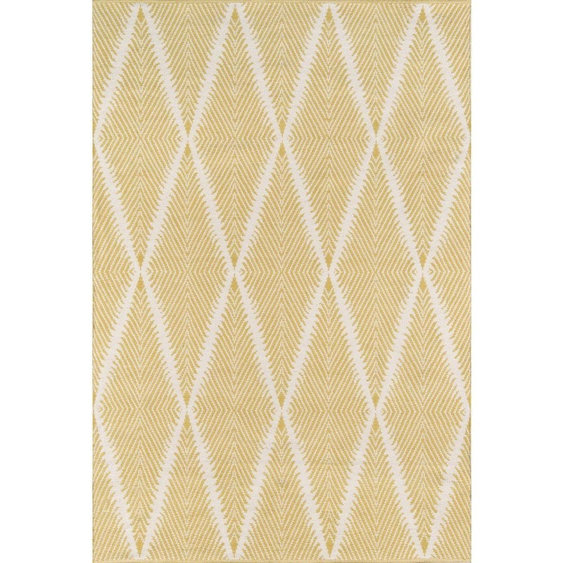 Erin Gates by Momeni Beacon Citron 5 ft. x 7 ft. 6 in. Indoor/Outdoor Area Rug RIVERRIV-1CIT5076