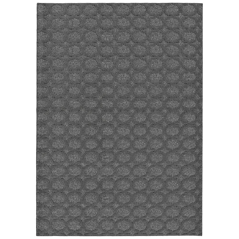 Garland Rug Garden Trellis Heather Gray 5 ft. x 7 ft. Indoor/Outdoor Area Rug CL100M060084GG5