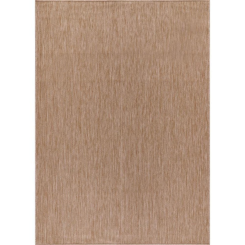 Beverly Rug 6 X 9 Jute Aloha Washable Solid Indoor Outdoor Area Rug HD-ALH60169-6X9