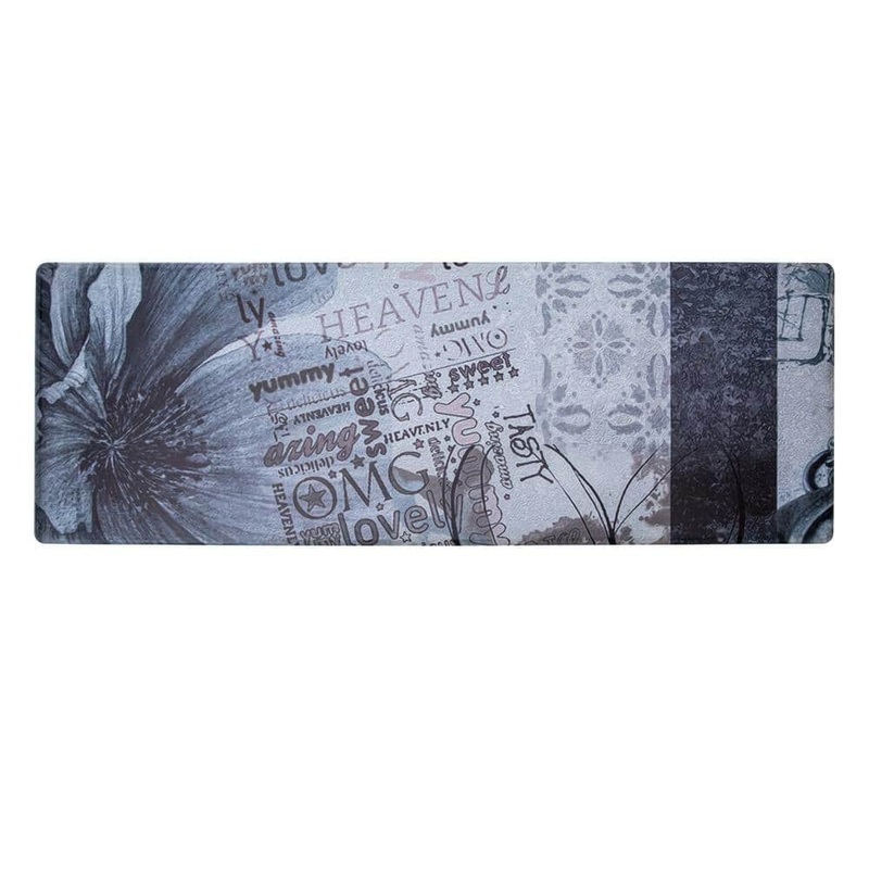 J&V TEXTILES 19.6 in. x 55 in. Anti-Fatigue Kitchen Runner Rug DBC63