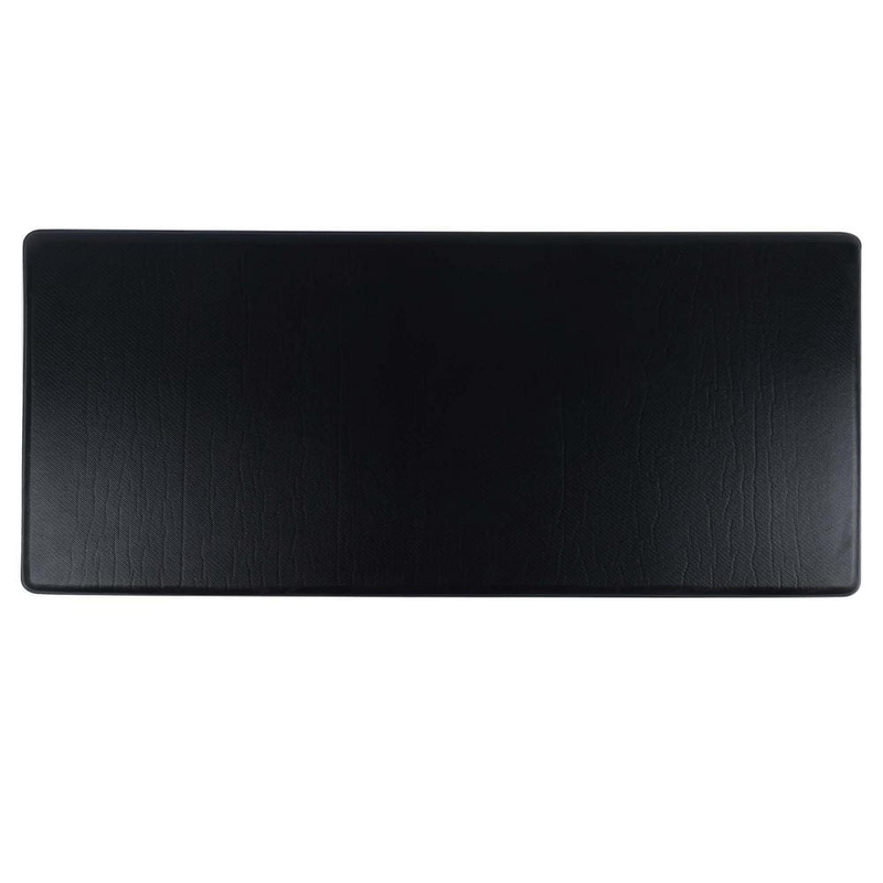 Jeedeson 0.71 inch Thick Anti Fatigue Floor Mat Durable Non-Slip Comfort Mat at Home Office Kitchen 19.69 in. x 47.24 in., Black JDS-DD-KM02-BK