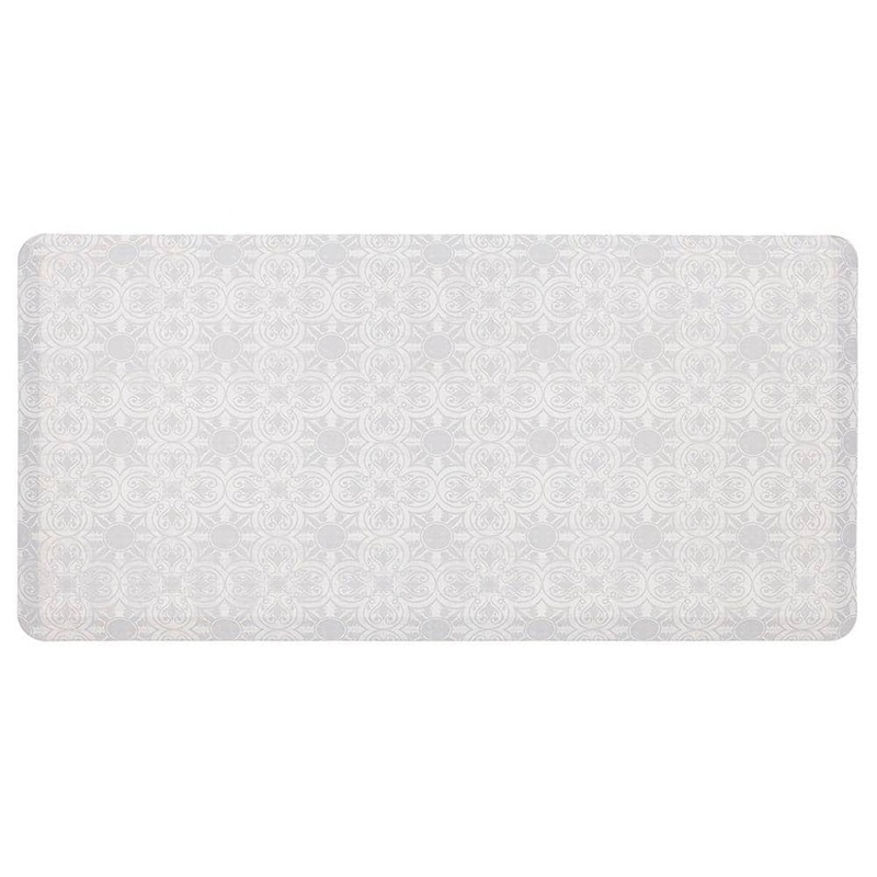 Mohawk Home Fade Tiles Multi 20 in. x 42 in. Kitchen Mat 760656