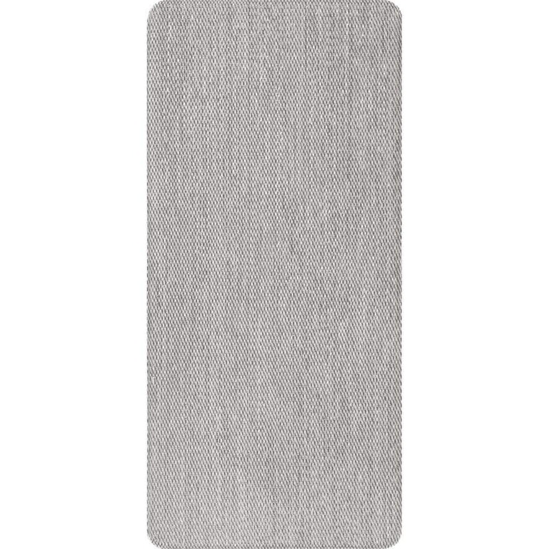 nuLOOM Casual Braided Anti Fatigue Kitchen or Laundry Room Light Grey 18 in. x 30 in. Indoor Comfort Mat EBWM06A-18030