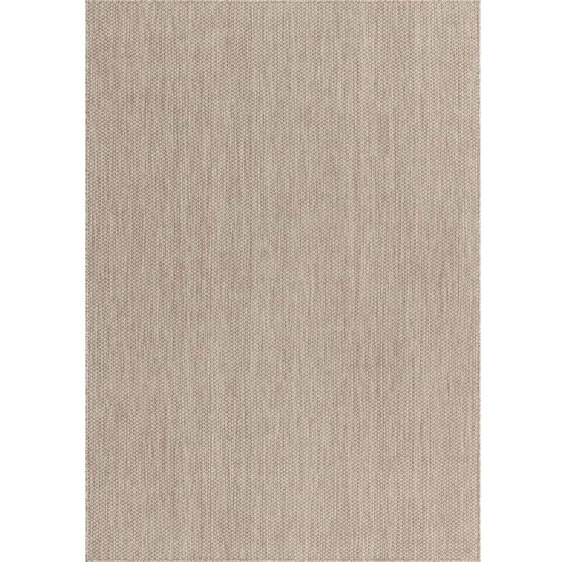 Unbranded Beige Polypropylene 5 ft. x 8 ft. Solid Indoor/Outdoor Area Rug rug-116