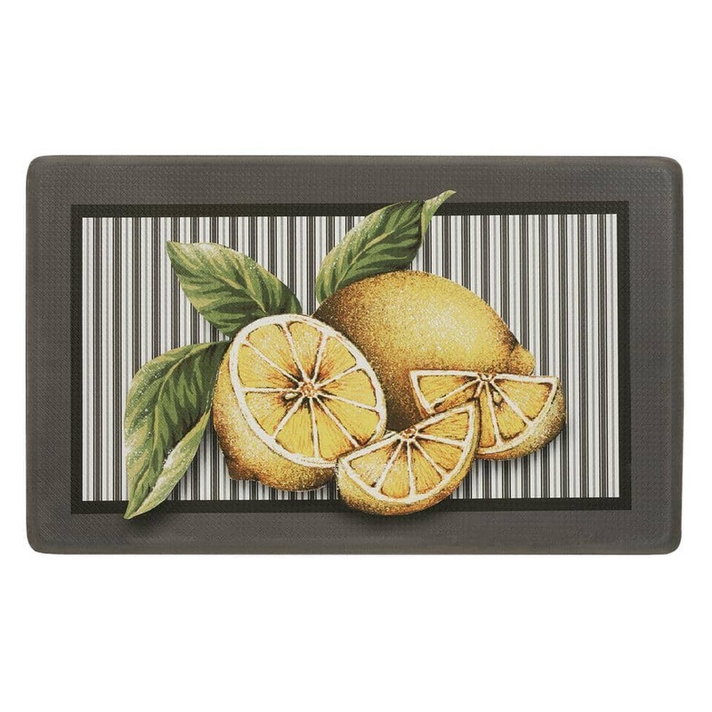 ACHIM Lemon Drop 18 in. x 30 in. Anti-Fatigue Mat ANFTMLMD12