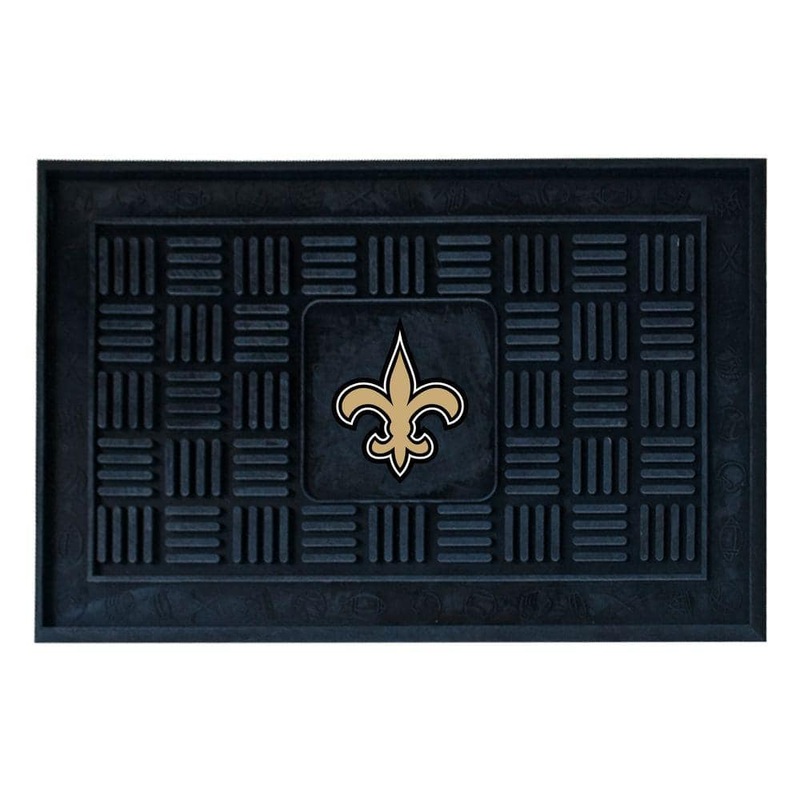 FANMATS New Orleans Saints 18 in. x 30 in. Door Mat 11448