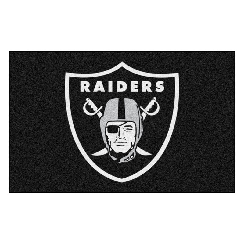 FANMATS NFL – Las Vegas Raiders Rug – 5ft. x 8ft. 28798