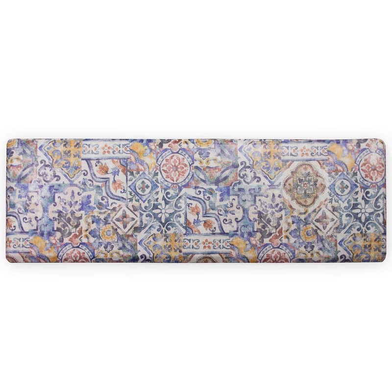 FloorPops Multicolor Bartolo 60 in. x 20 in. Anti-Fatigue Comfort Long Mat FPA3737