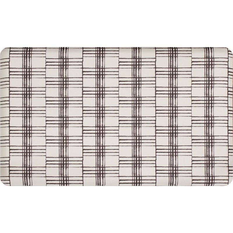 FloorPops Rooney Taupe Indoor Anti-Fatigue Comfort Mat, 32 in. L x 20 in. W FPA6289