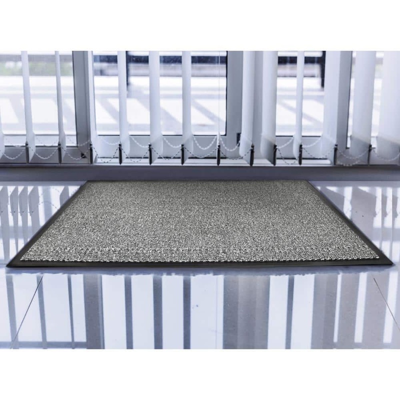 Floortex Doortex Advantagemat Gray 48 in. x 72 in. Rectangular Indoor Door Mat FR49180DCBWV