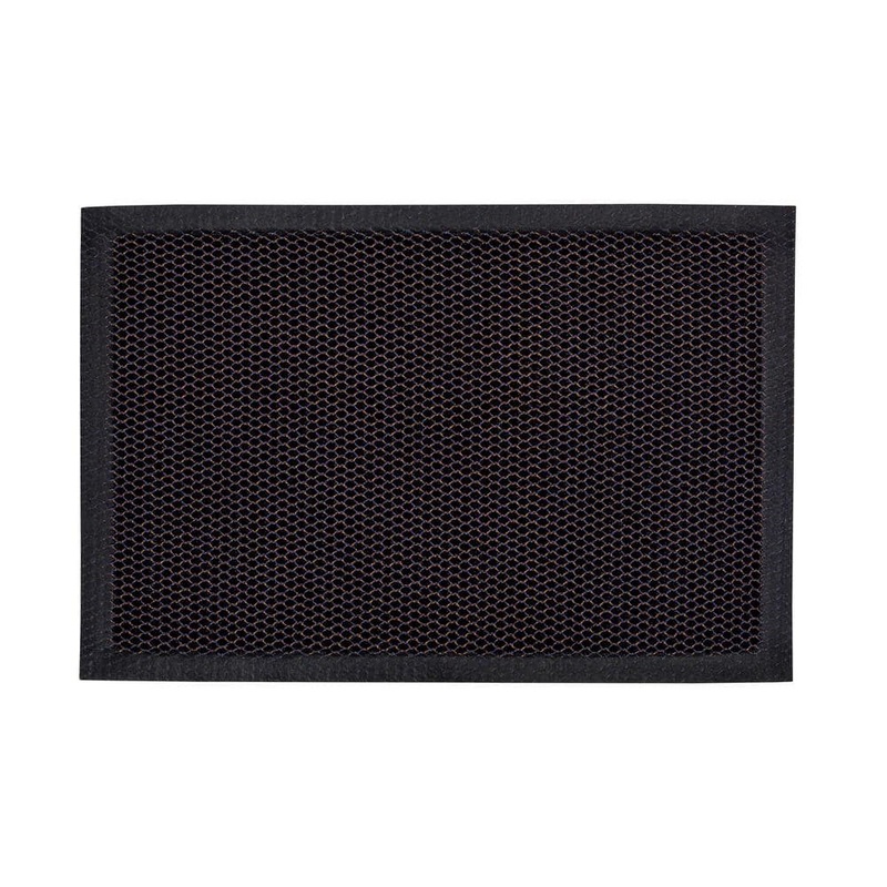 Floortex Doortex Meshmat Entrance Mat, Metallic Blue / Orange-31 in. x 47 in. NREMFLYV0019