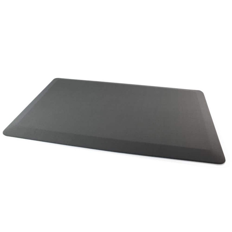 Floortex Gray 16 in. x 24 in. Rectangular Indoor Standing Comfort Mat CC1624GRY