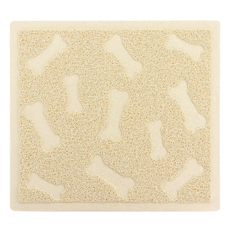 Gibson Everyday Pet Elements 17.7 x 15.75 Inch Dog Bone Placemat in Tan 986117859M