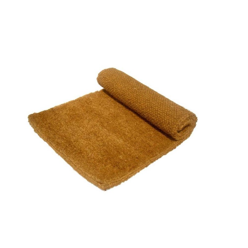 HomeRoots Brown 48 in. x 36 in. Coir Non-Slip Indoor/Outdoor Door Mat 2000555458