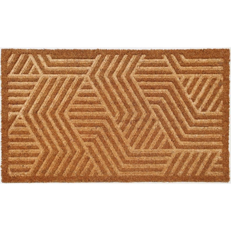 Imports Dcor Vinyl Back Embossed Graphics 30 in. x 18 in. Coir Door Mat 595PVC