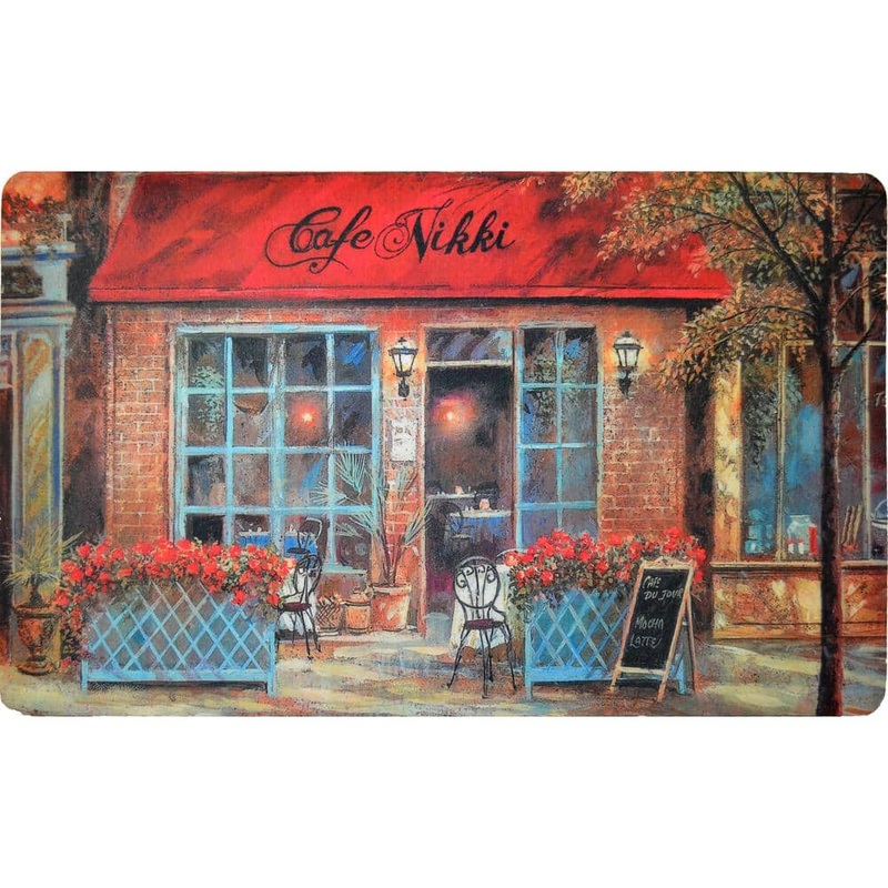 J&V TEXTILES Multicolored 30 in. x 18 in. Indoor Kitchen Cushion Floor Mat FC-42