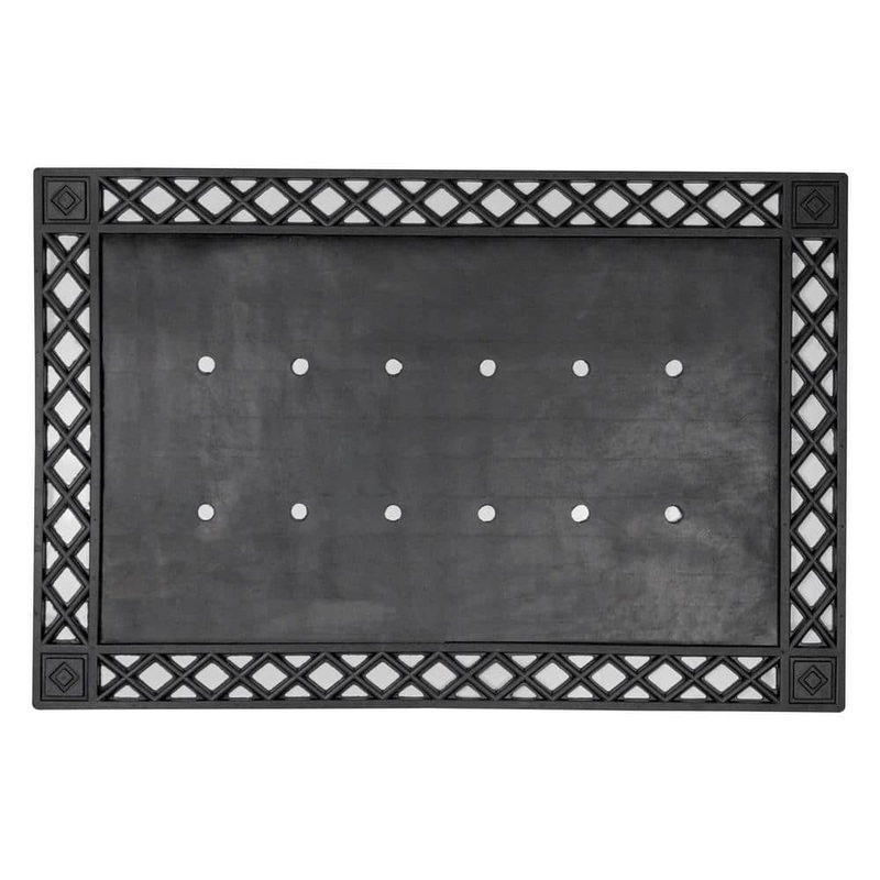 MSI Black Diamond 24 in. x 36 in. Rubber Door Mat Tray FRDIAMOND24X36
