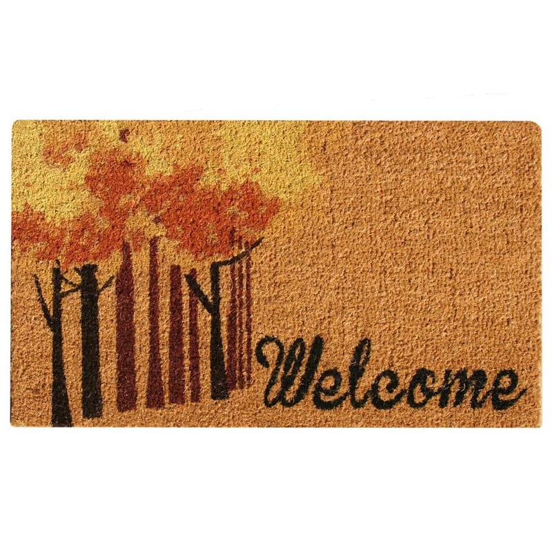 Rubber-Cal Fall Colors 18 in. X 30 in. A Welcome Fall Doormat 10-111-012