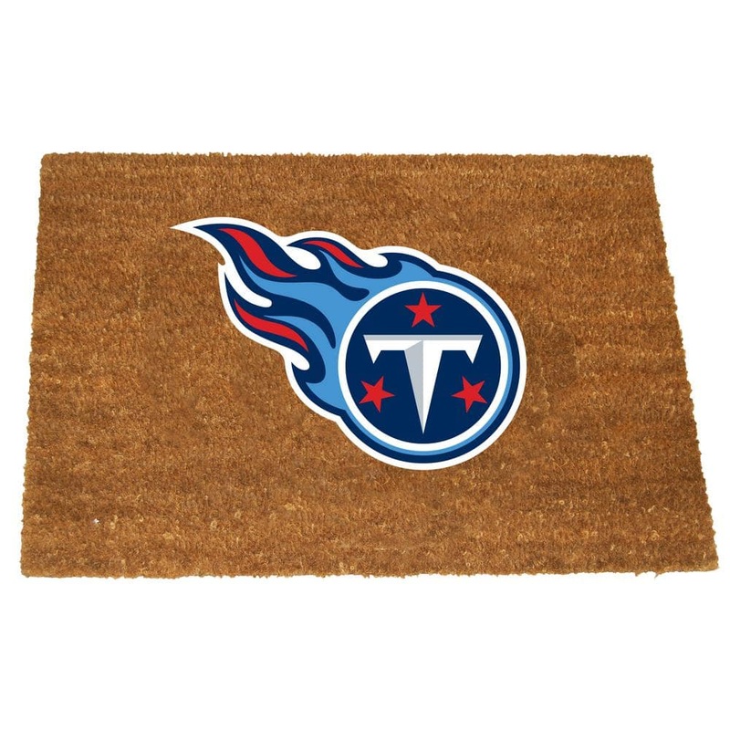 The Memory Company Tennessee Titans 19.5 in. x 29.5 in. Coir Fiber Colored Logo Door Mat NFL-TTI-1689