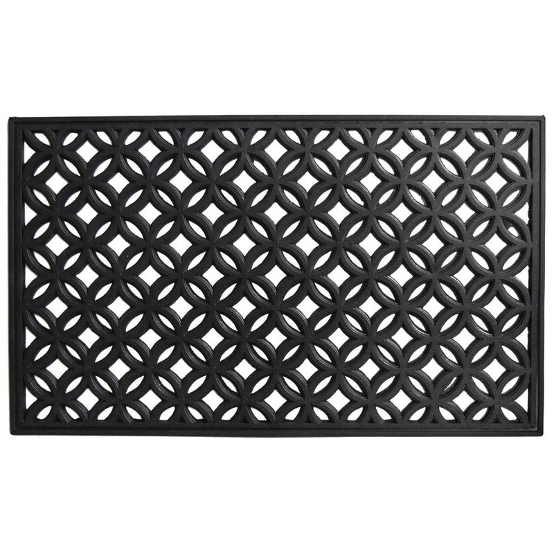 Calloway Mills 24 in. x 36 in. Circles Rubber Door Mat 103582436