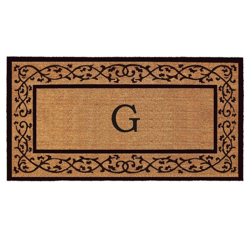 Calloway Mills Abbington Monogram Doormat 3′ x 6′ (Letter G) 120073672G