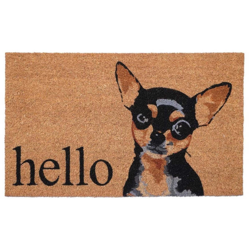 Calloway Mills Black Tan Chihuahua Doormat 17