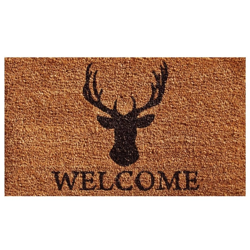 Calloway Mills Deer Welcome 24 in. x 36 in. Door Mat 121472436