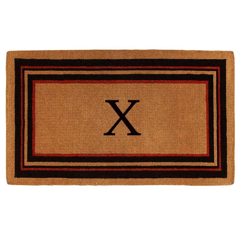 Calloway Mills Esquire Extra-Thick 36 in. x 72 in. Monogram X Door Mat 180063672X