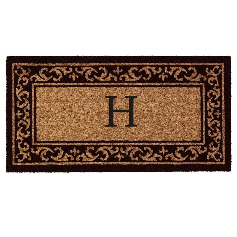 Calloway Mills Kendall 36 in. x 72 in. H Monogrammed Door Mat 120063672H