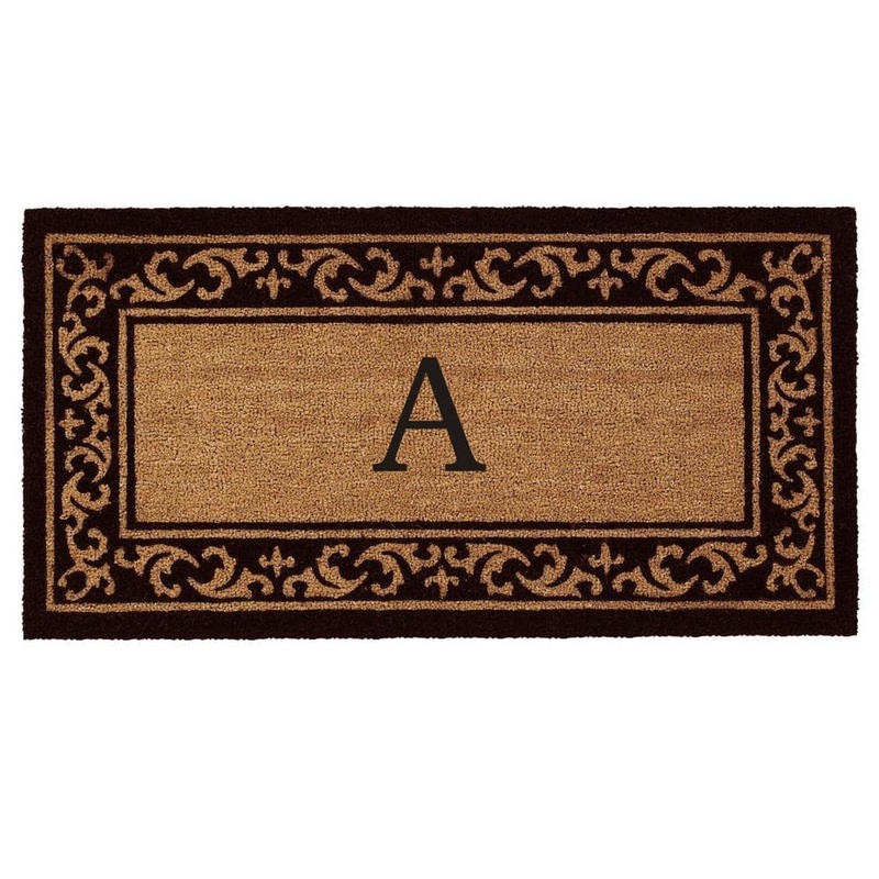Calloway Mills Kendall Monogram Door Mat 24 in. x 48 in. (Letter A) 120062448A