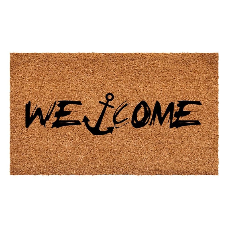 Calloway Mills Nautical Anchor Welcome Doormat, 24