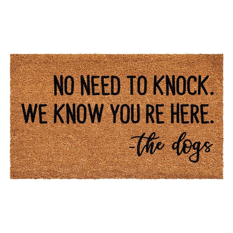 Calloway Mills No Need To Knock We Know You’re Here 17 in. x 29 in. Door Mat 107871729