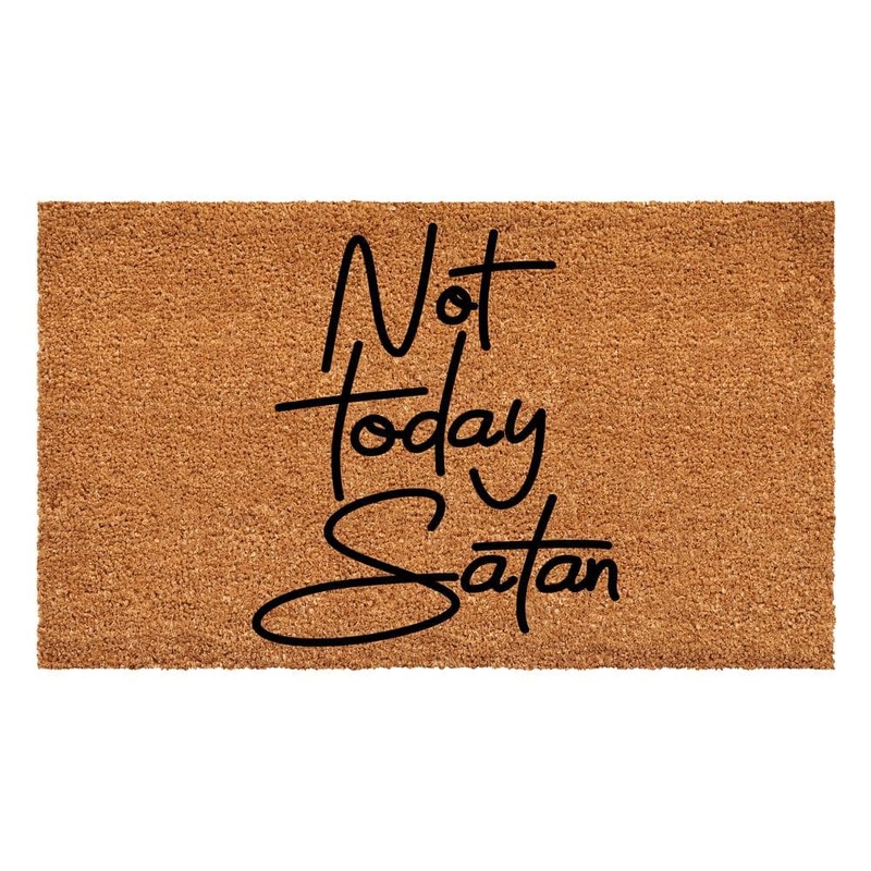 Calloway Mills Not Today Satan Doormat, 17