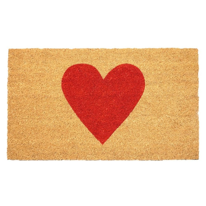 Calloway Mills Red Heart Doormat, 24