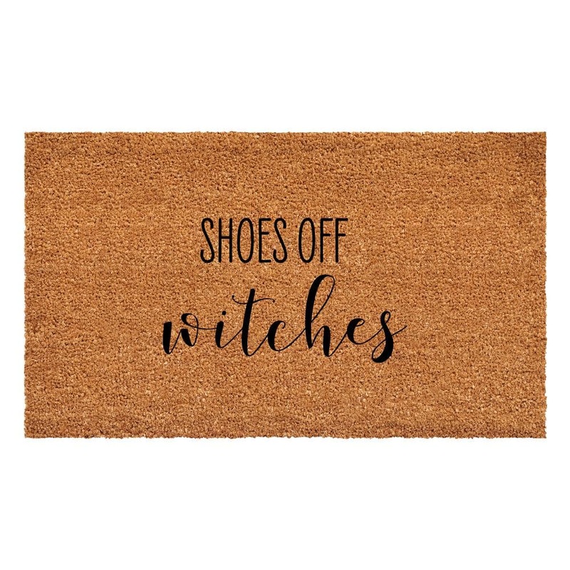Calloway Mills Shoes Off Witches Doormat 17