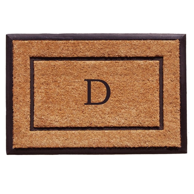 Calloway Mills The General 24 in. x 36 in. Monogram D Door Mat 101632436D