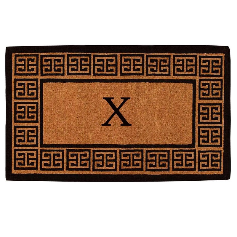 Calloway Mills The Grecian Extra-Thick 36 in. x 72 in. Monogram x Door Mat 180093672X